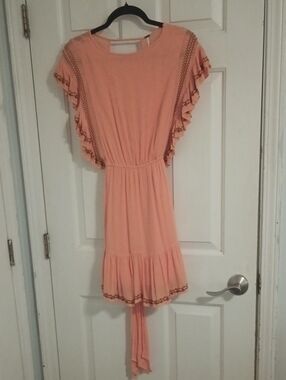 Free People Weekend Brunch Embroidered Mini Dress